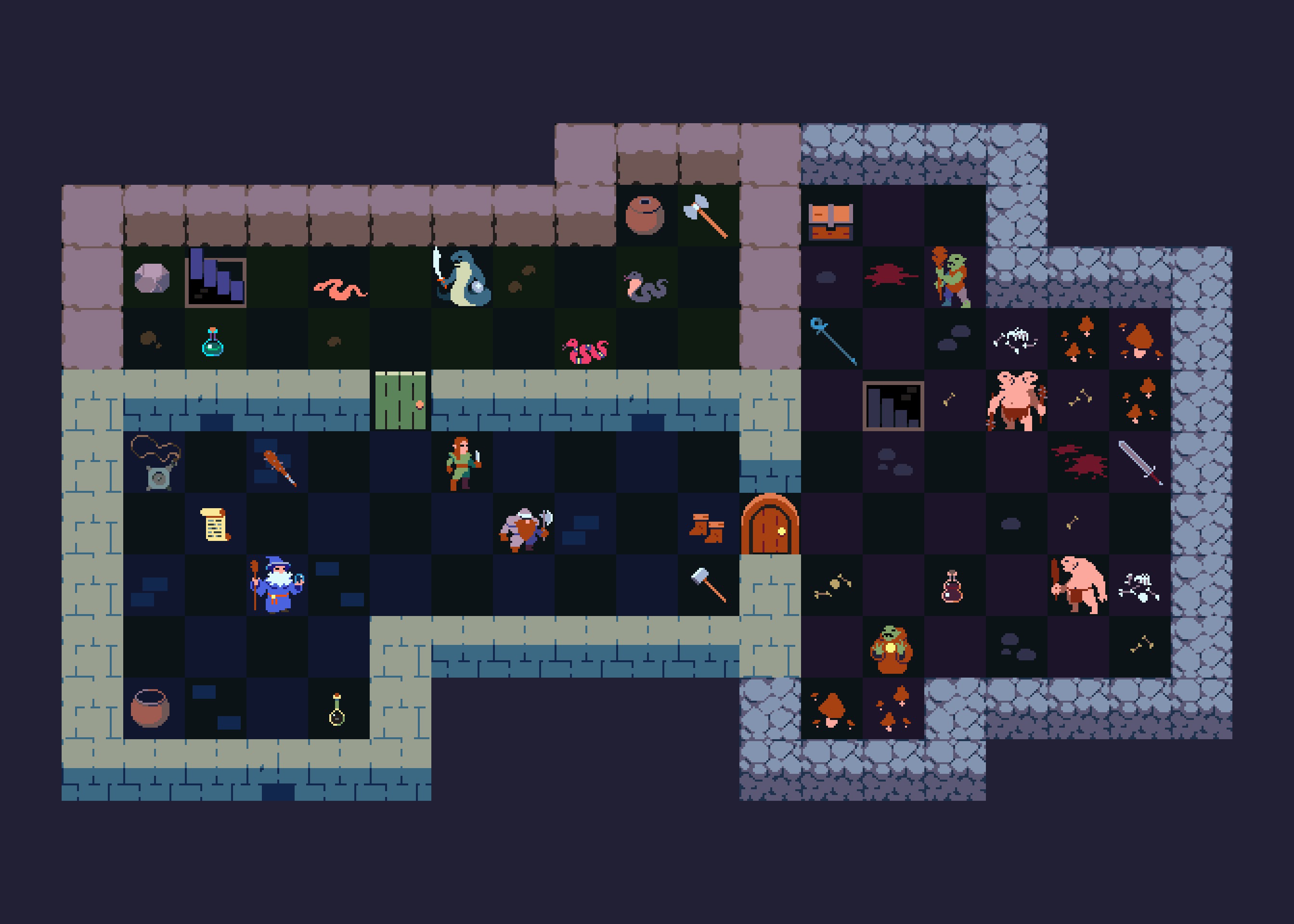 Higher-res sprite sheet used for weapons and enemies