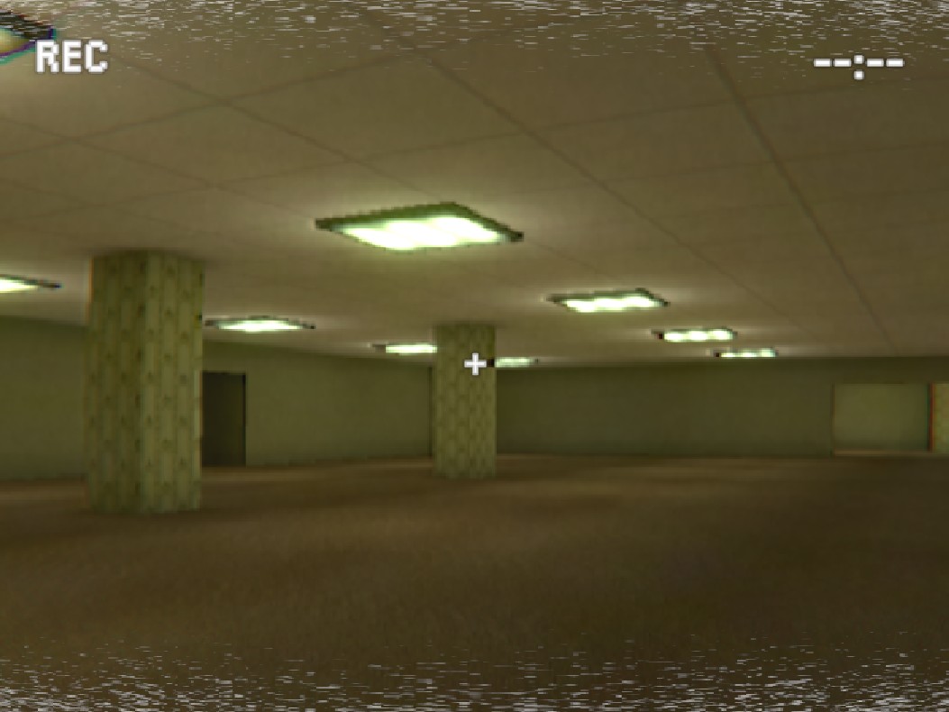Screenshot of my backrooms game