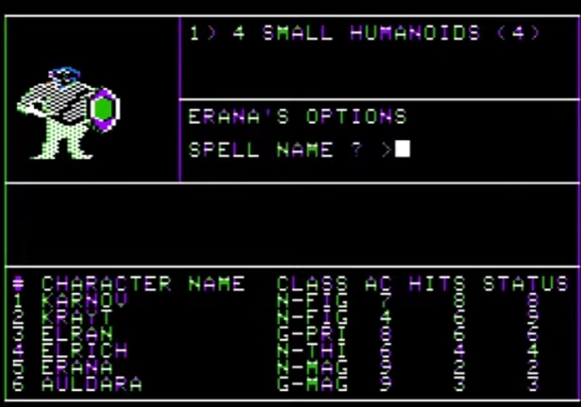 Screenshot of Wizardry: Proving Grounds of the Mad Overlord