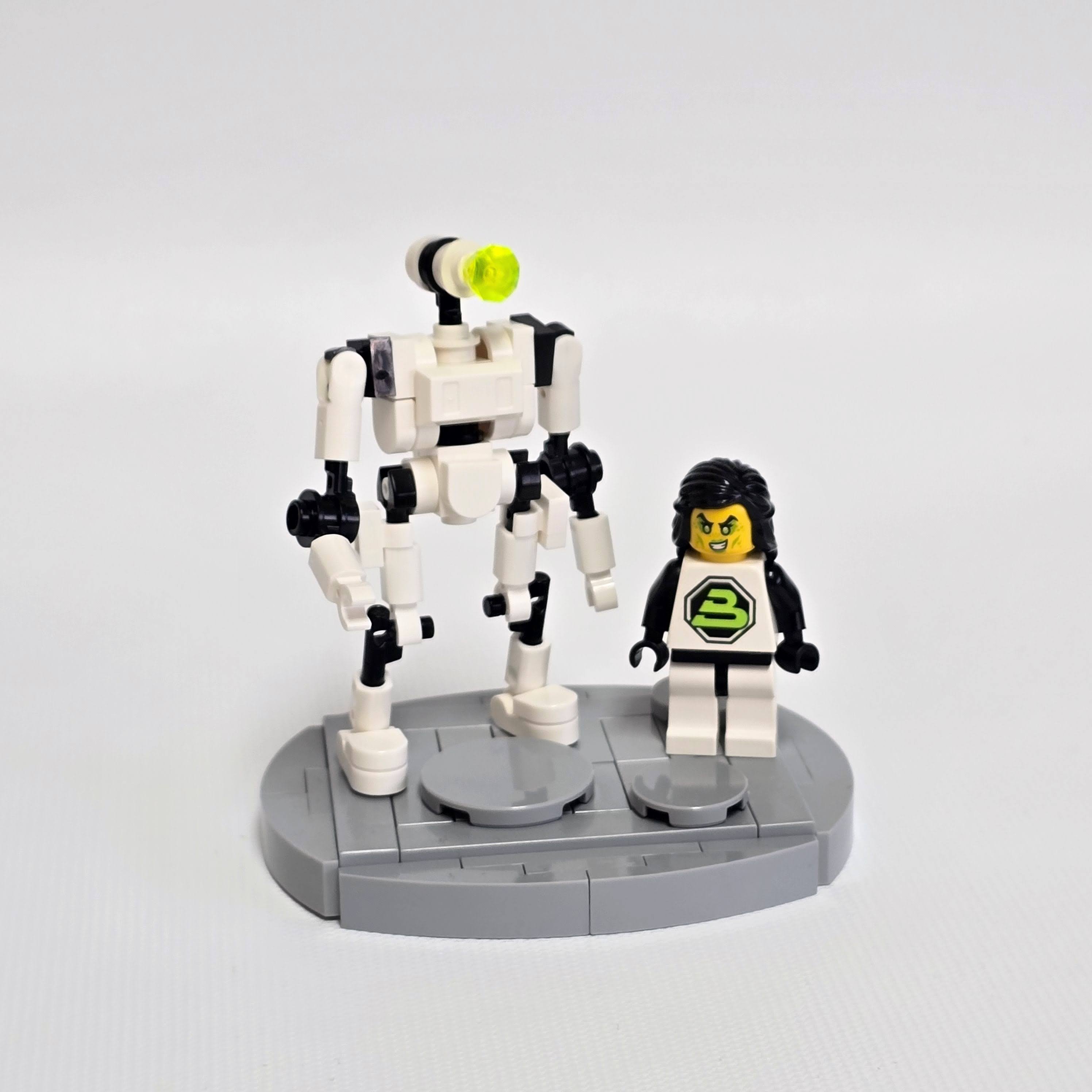 Lego Blacktron II robot, created by Alex Lyman