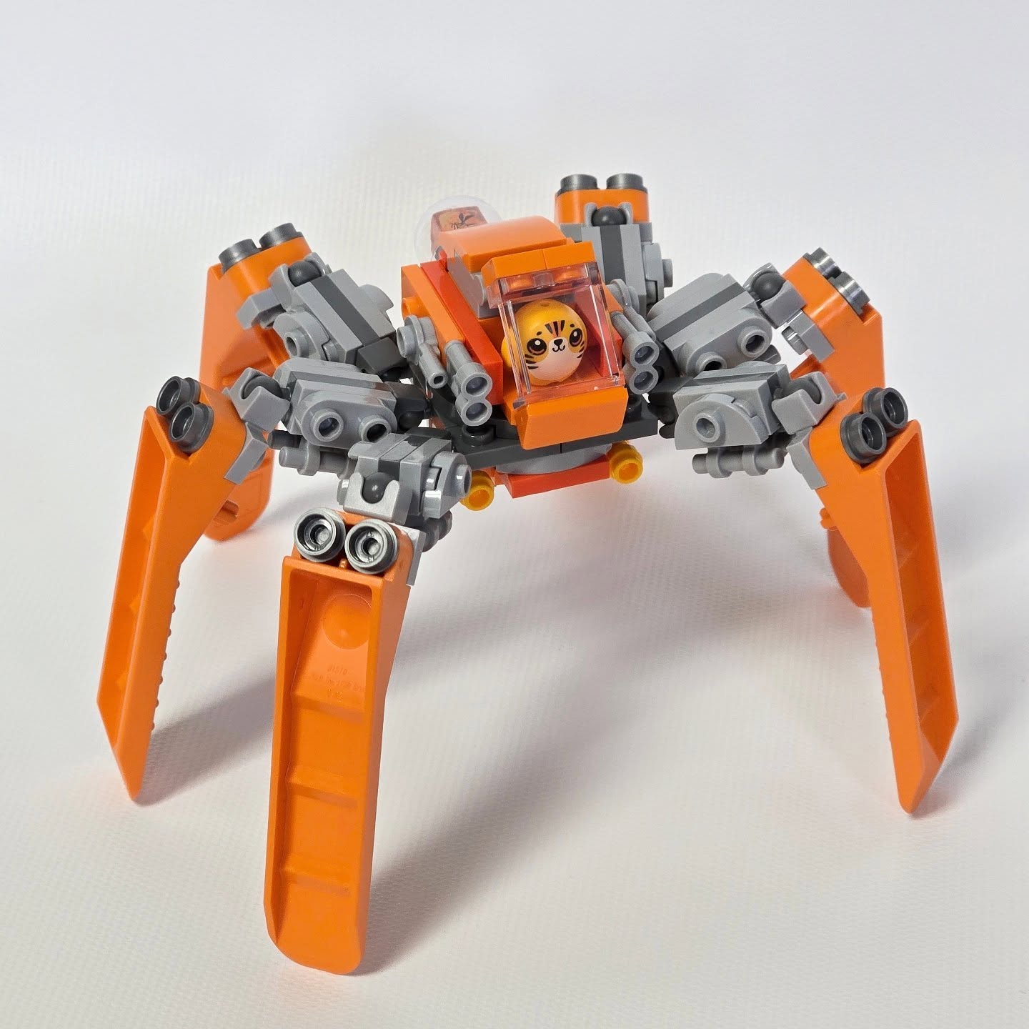 Lego spider tank made with brick separators