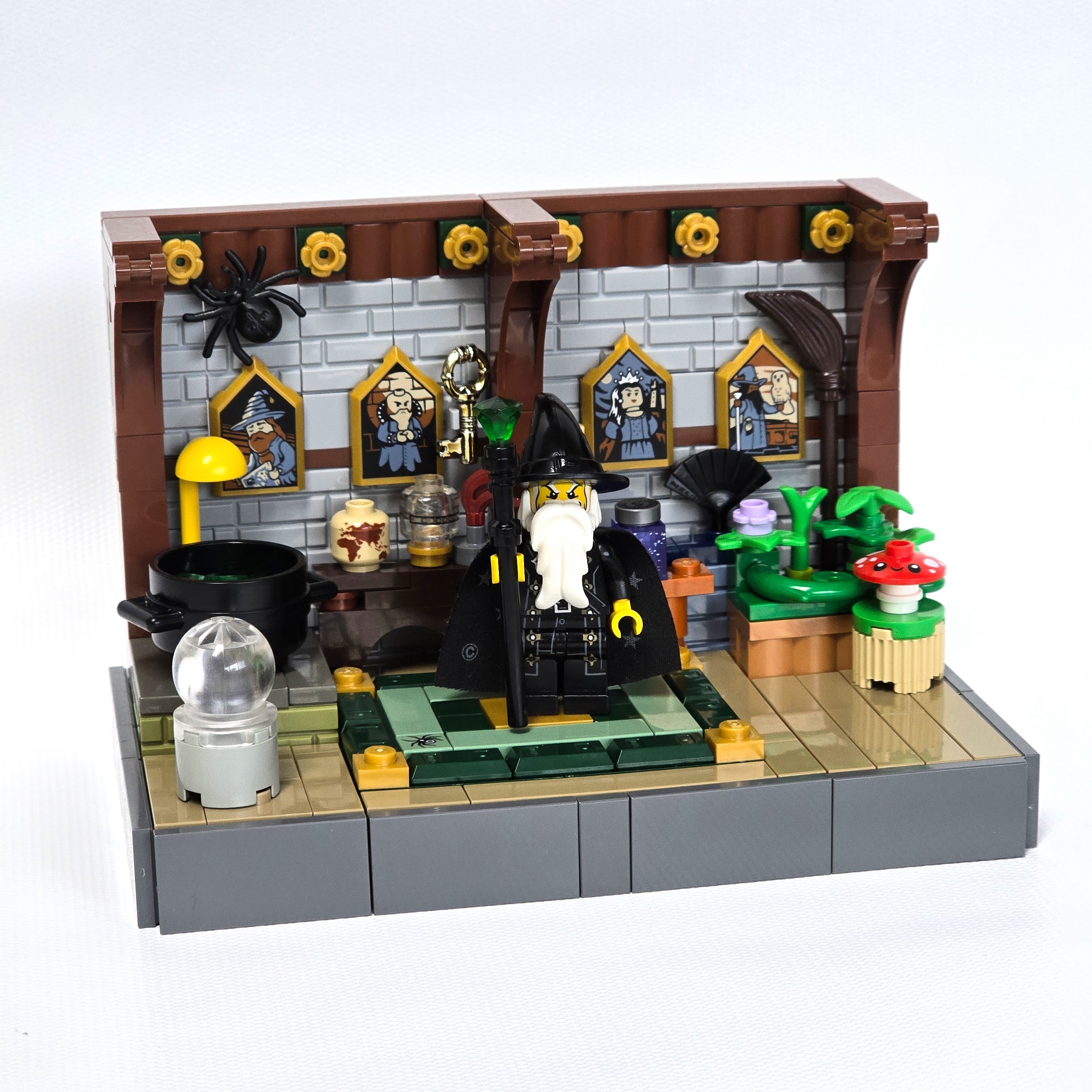 Lego wizard's chambers, created by Alex Lyman