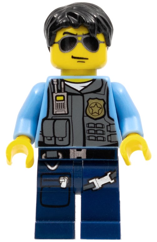 Lego police officer from 2010s