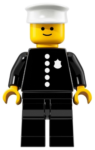 Lego police officer from 1978