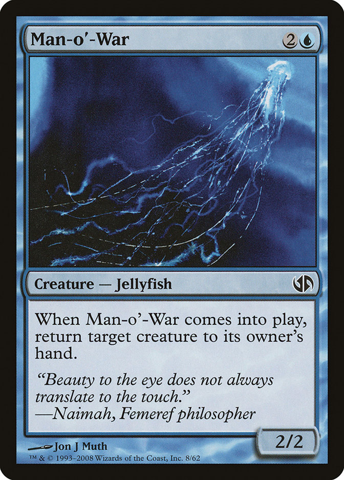 MtG card Man-o-War