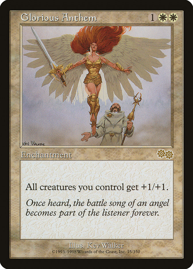 The Magic: the Gathering card Glorious Anthem