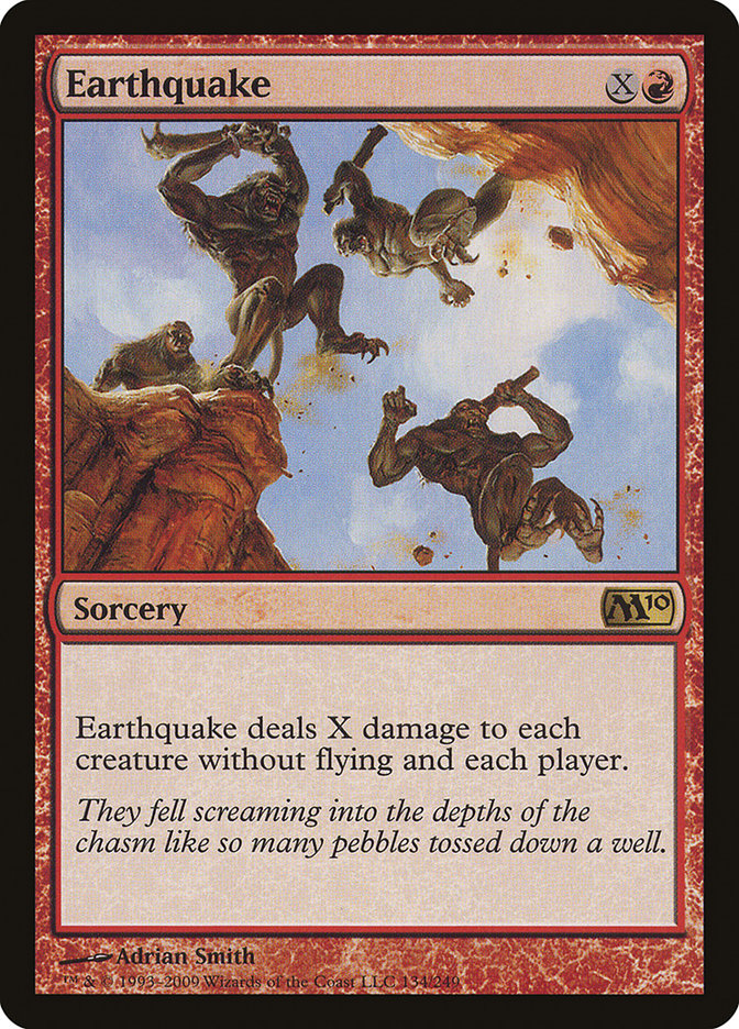 The Magic: the Gathering card Earthquake