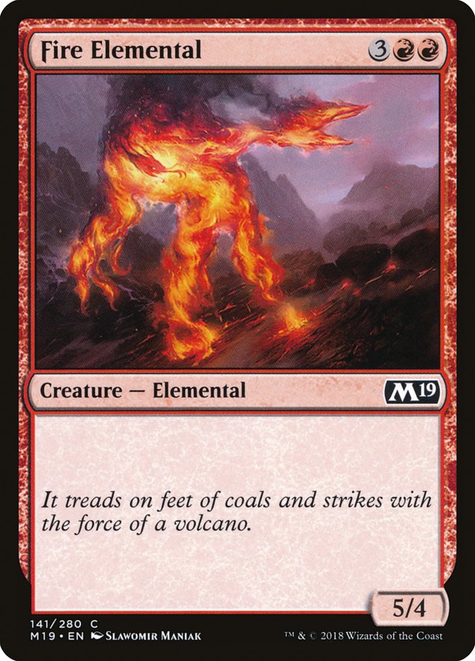 The Magic: the Gathering card Fire Elemental