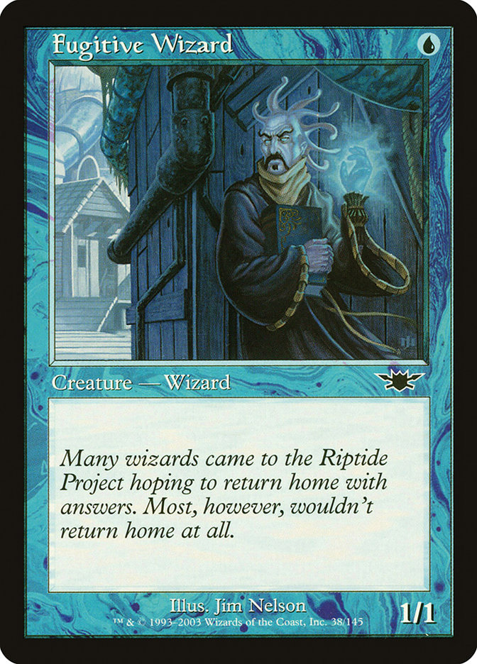 The Magic: the Gathering card fugitive Wizard