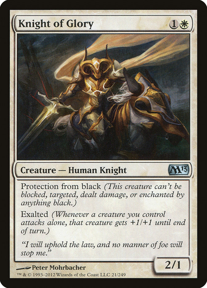 The Magic: the Gathering card Knight of Grace