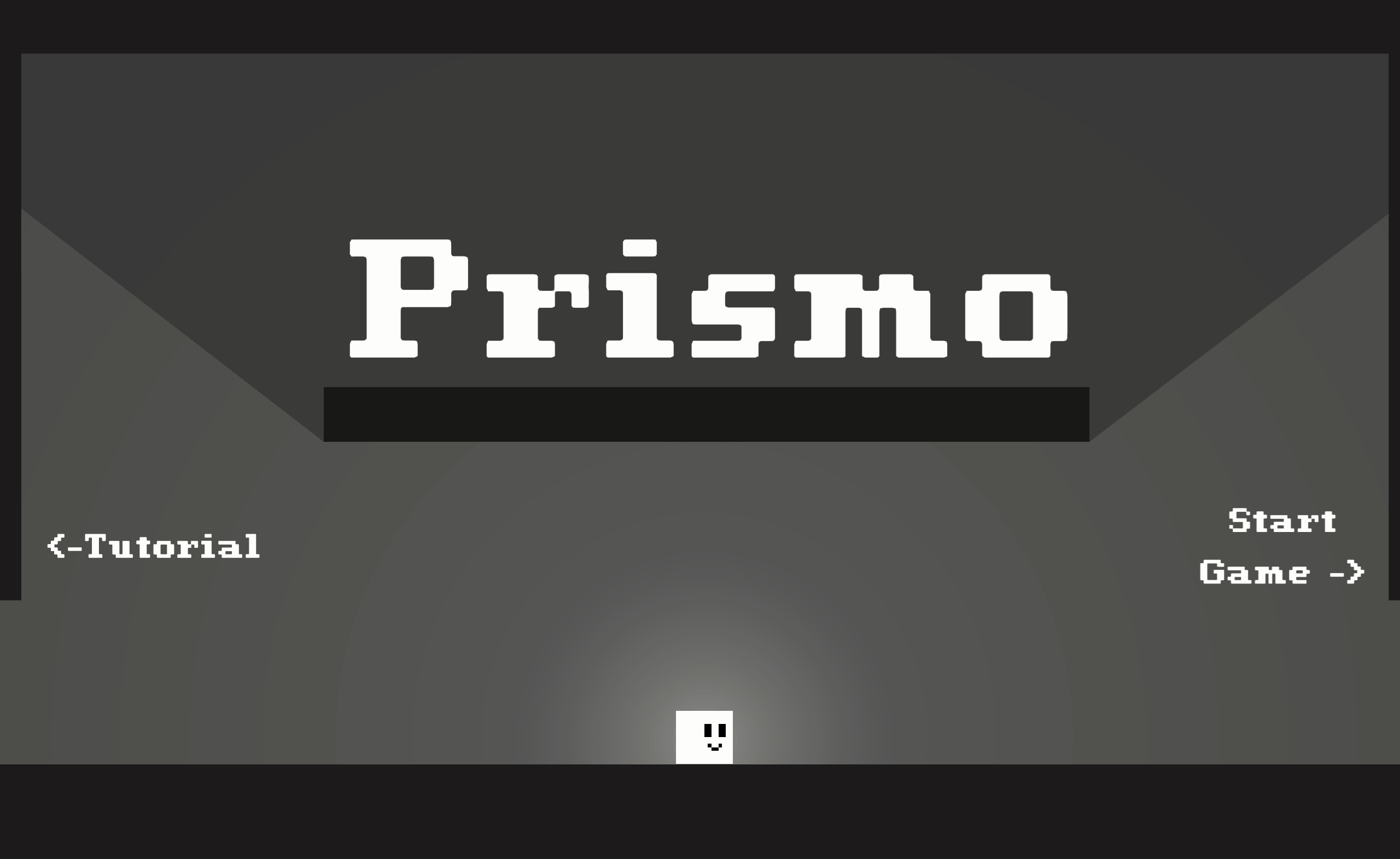 Menu for my video game, Prismo