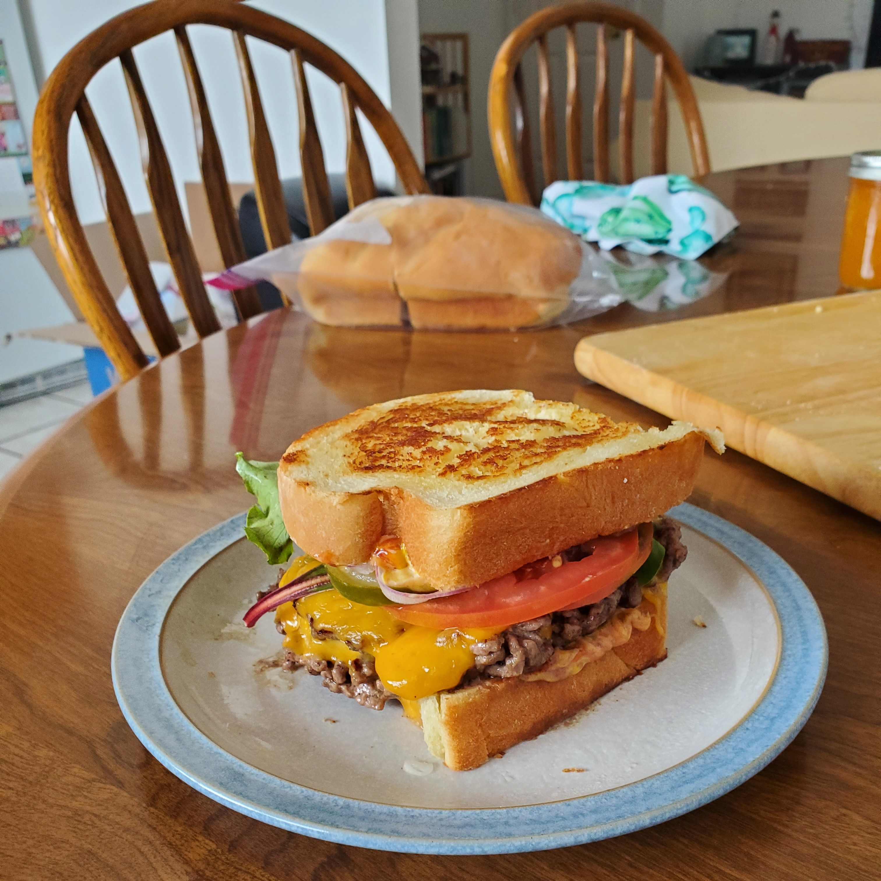 A picture of a sandwich I made 