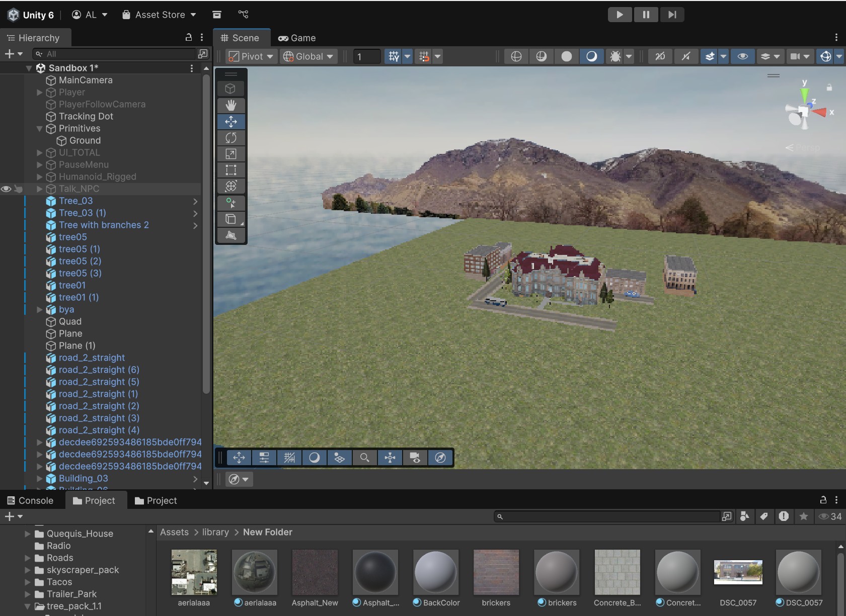 Unity UI showing my Provo sticker design from another angle, revealing the incompleteness of the scene.