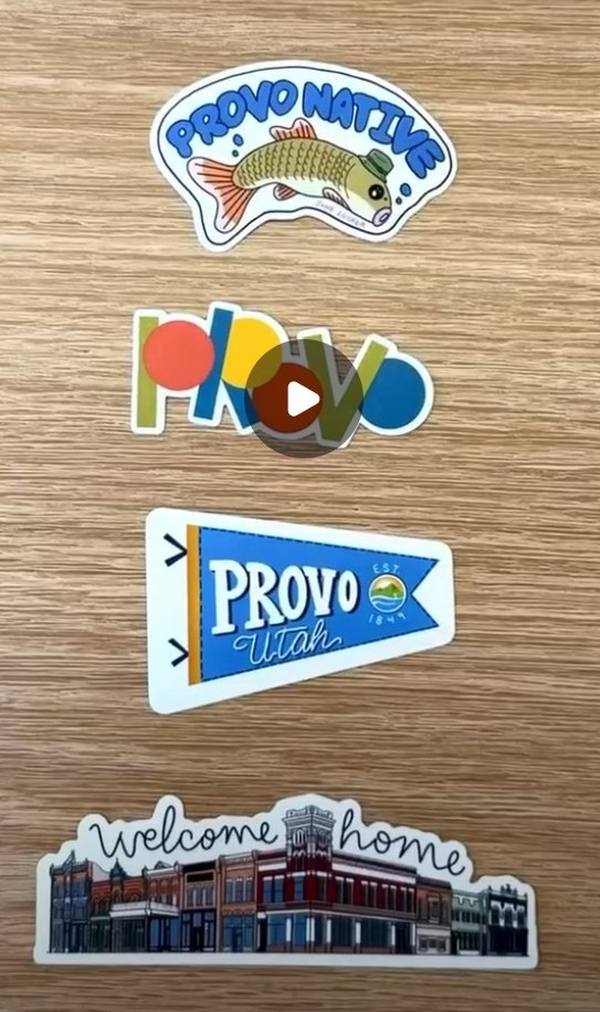 Winners the Provo Sticker contest