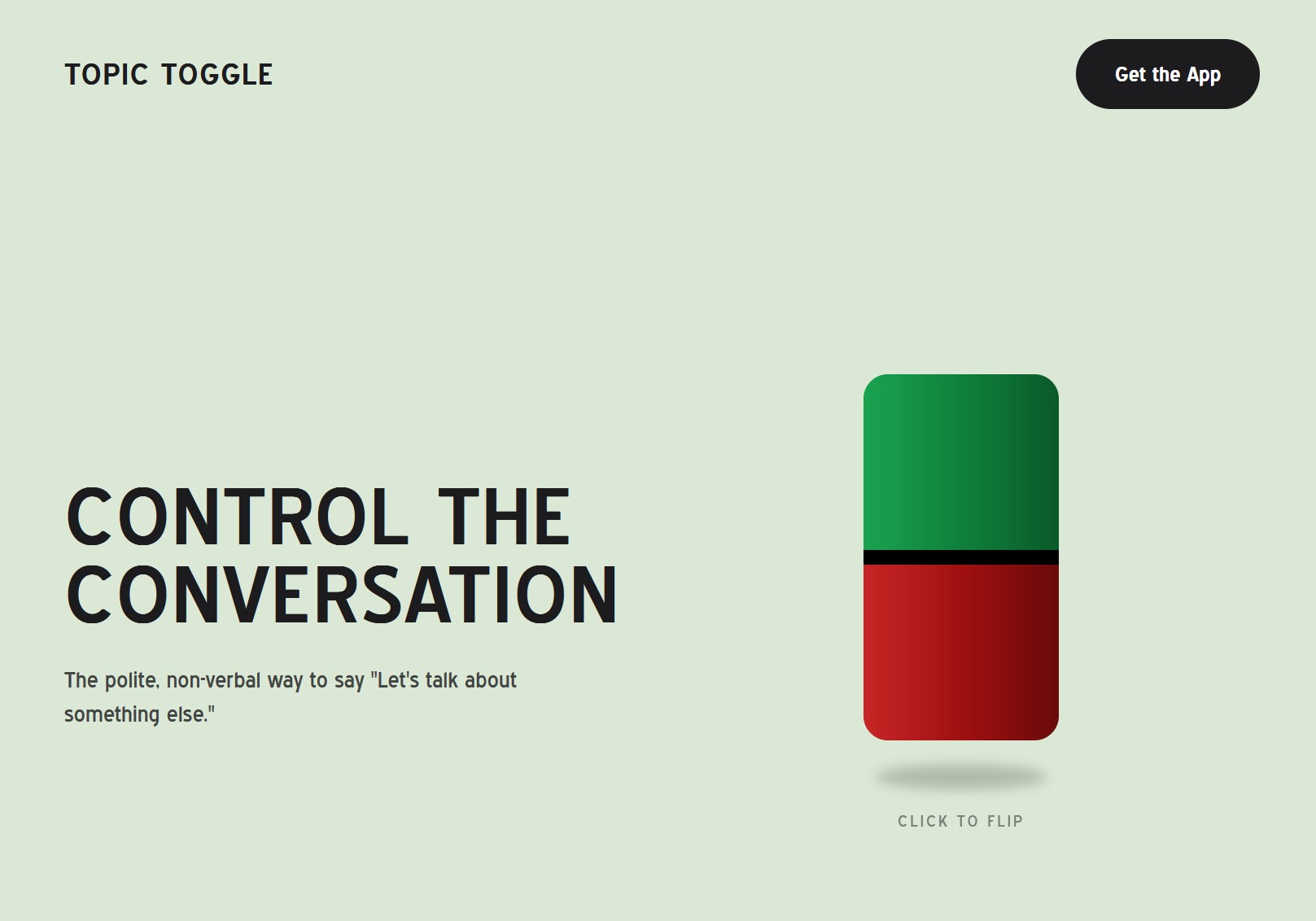 Topic Toggle Website
