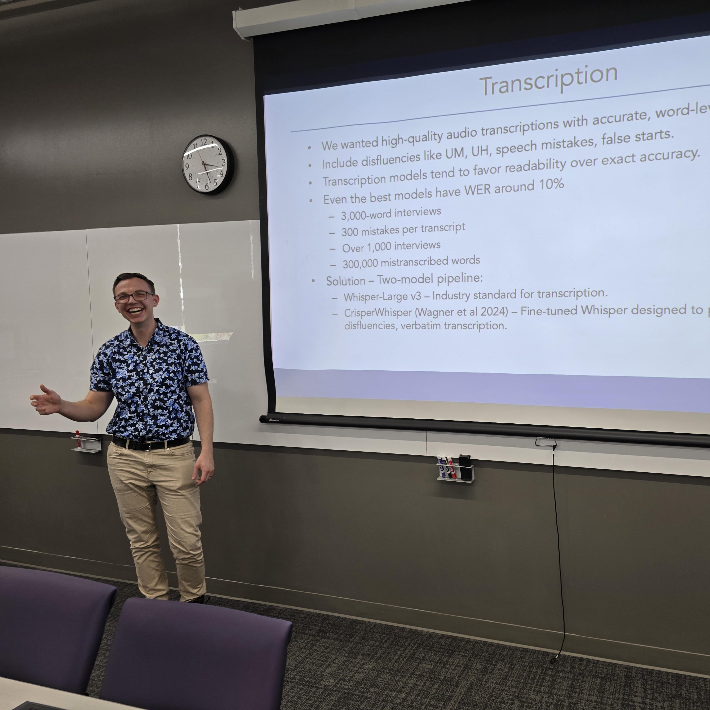 Alex Lyman presenting at DHU10